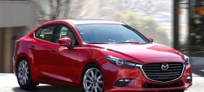2017 Mazda 3 front view
