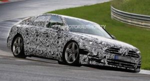 2017 Audi A8 h tron spy photo