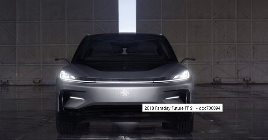 2018 Faraday Future FF 91 front view