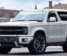 Ford Bronco and Ford Ranger side view