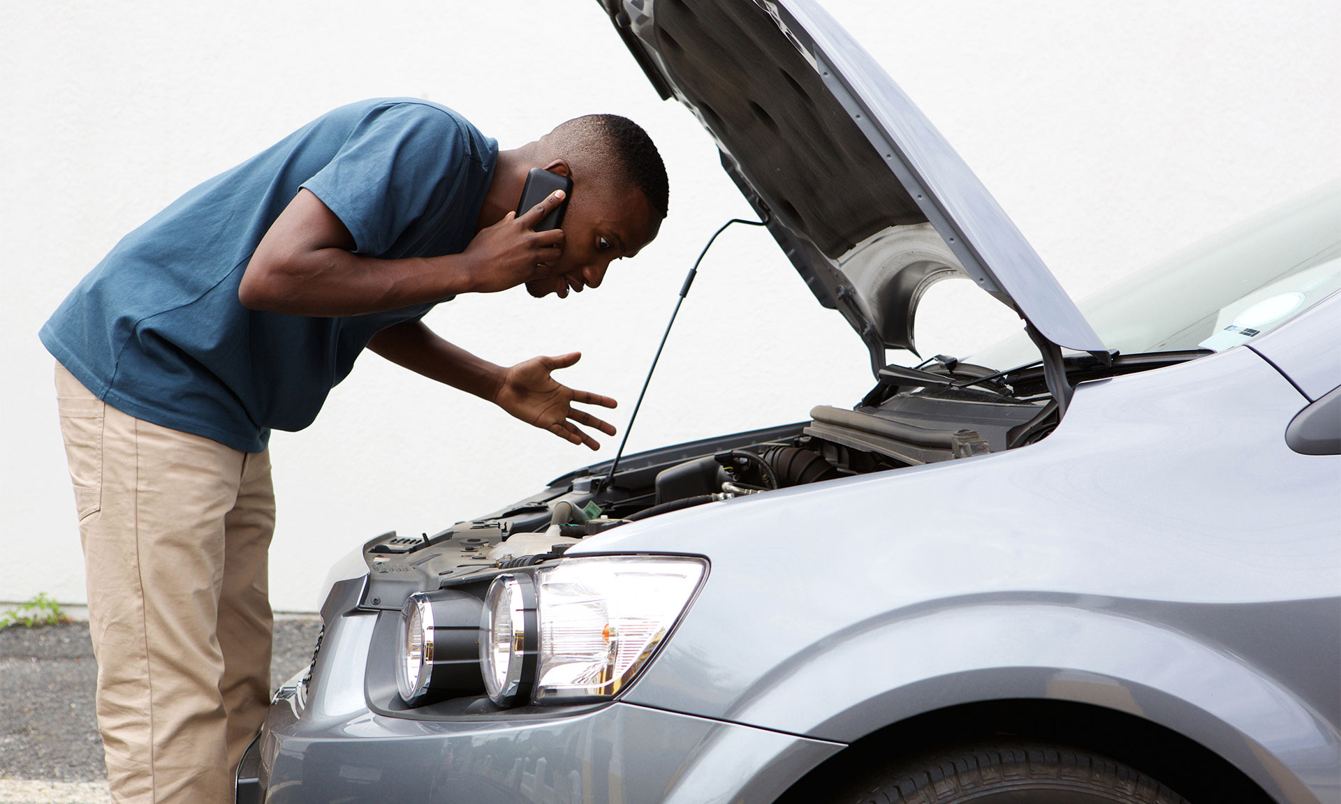 My car broken down. Car Trouble. How to sell a broken car. Have his car fixed.