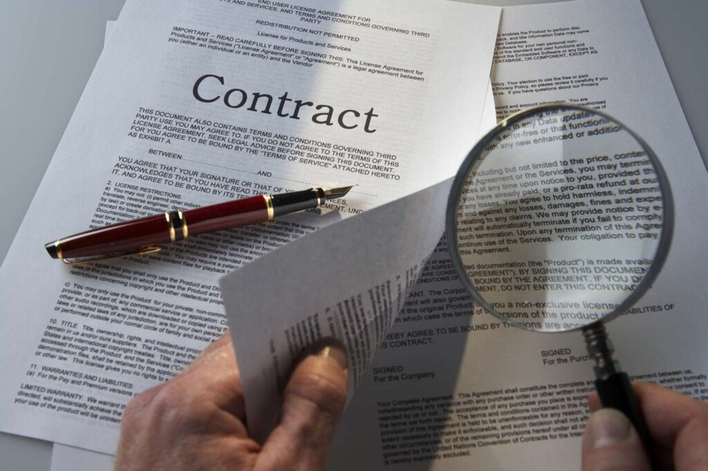 reading a contract